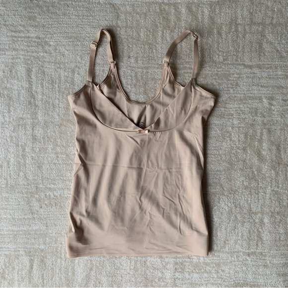 TC Other - TC Open-Bust Shapewear Camisole in Nude w/ Decorative Bow